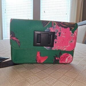 Steve Madden MCMXC 1990 Floral Mini Crossbody Bag w/ Logo Strap